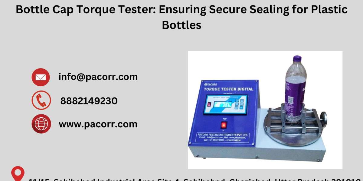 Pacorr’s Bottle Cap Torque Tester: Enhancing Packaging Durability and Safety